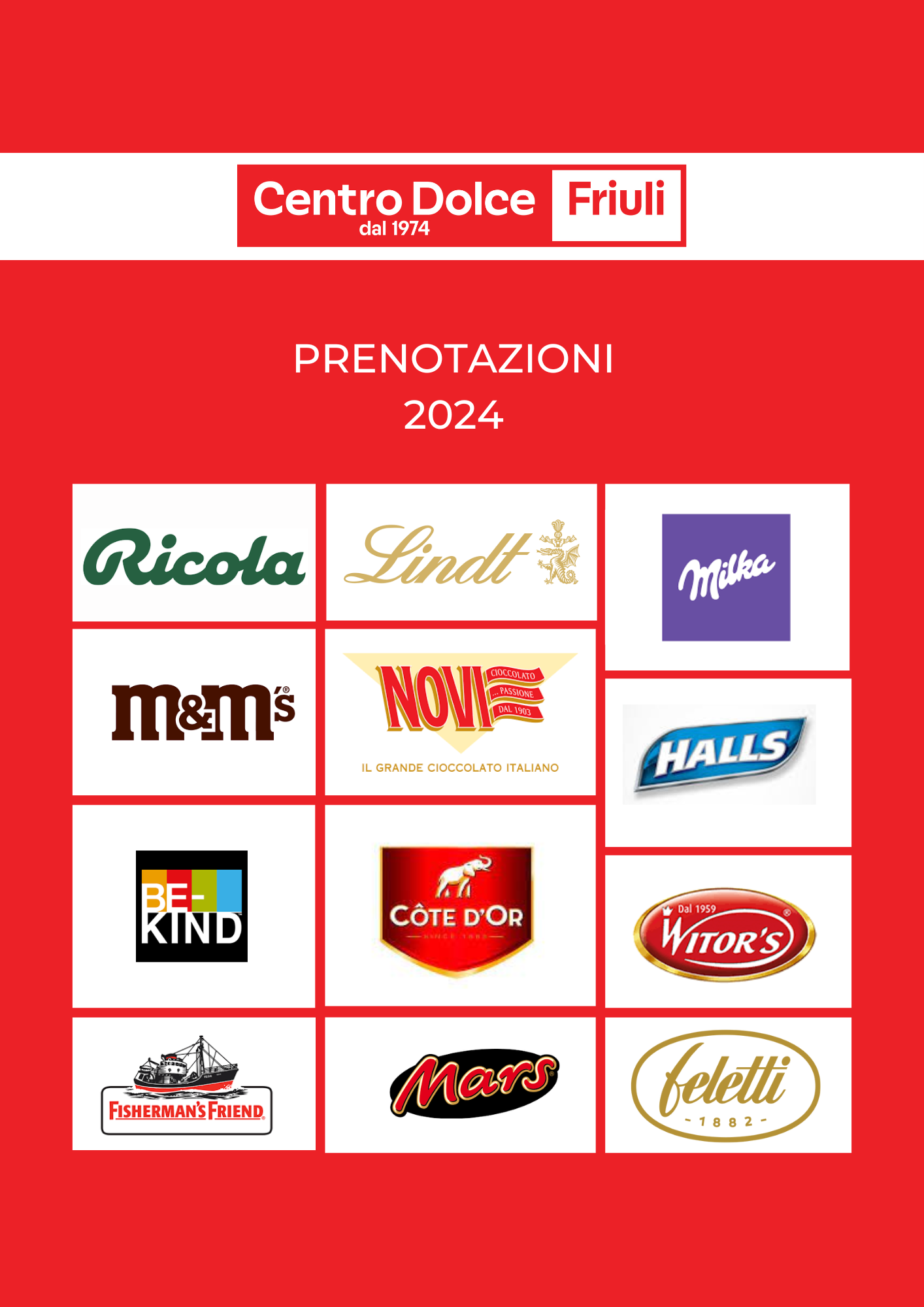 CATALOGO PRENOTAZIONI